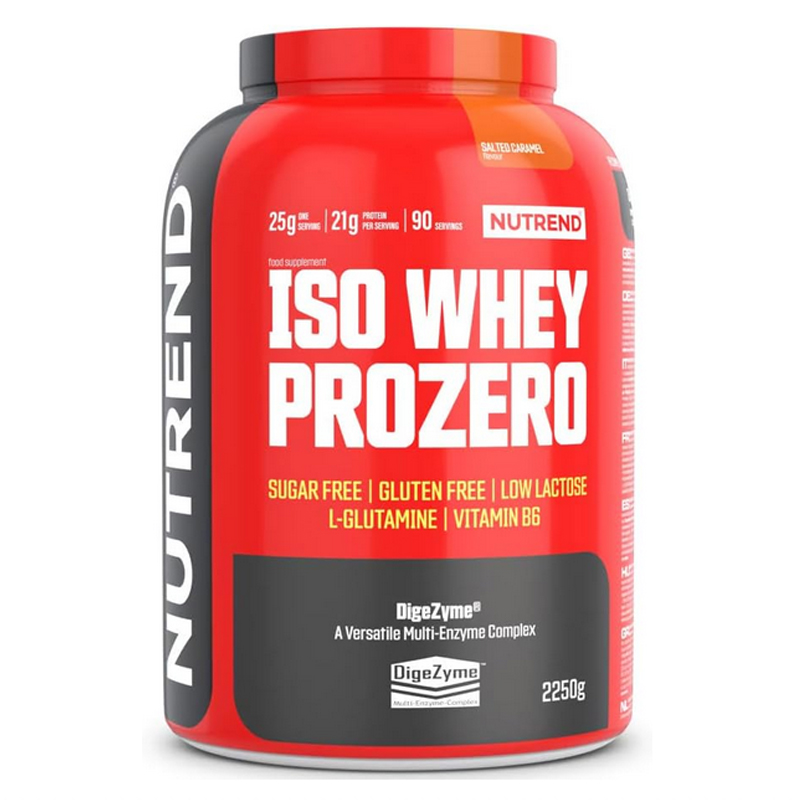 NUTREND Iso Whey ProZero 2250 g - High-Quality Whey Protein Isolate without Added Sugar